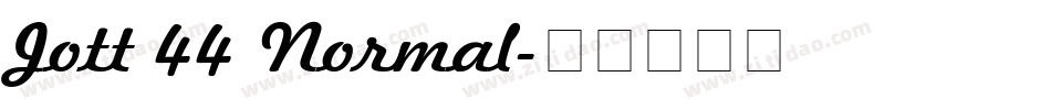 Jott 44 Normal字体转换